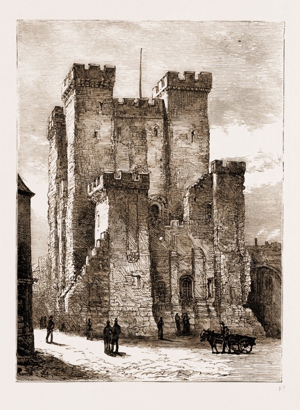 NEWCASTLE, UK, 1881: THE OLD CASTLE