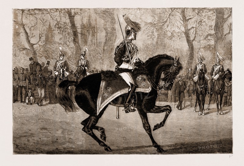 "DRAWING ROOM DAY" A SKETCH IN ST. JAMES'S PARK, LONDON, UK, 1881