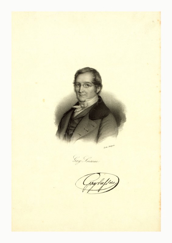 Gay-Lussac,  litho by Delpech.