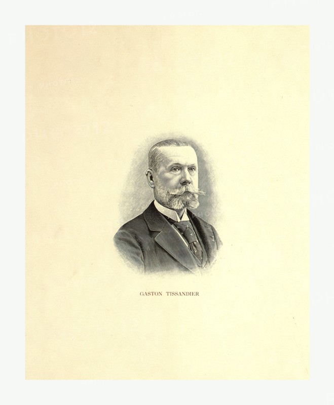 Gaston Tissandier by Ch. Dietrich, sculps., Paris between 1880 and 1900