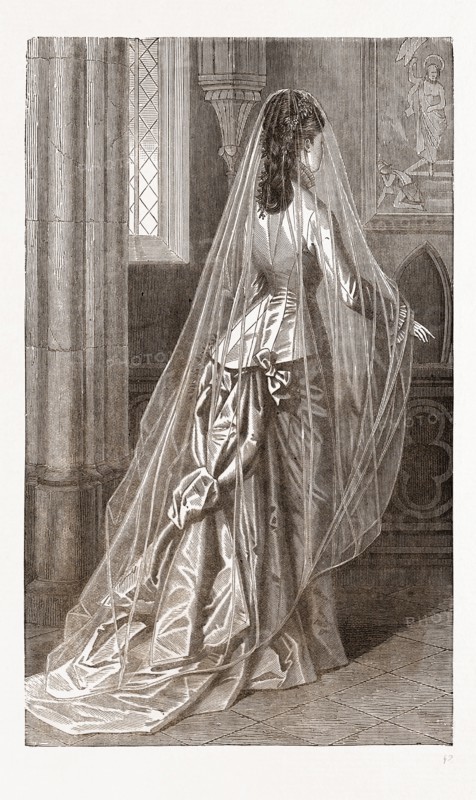 BRIDAL TOILETTE, 19th CENTURY  FASHION