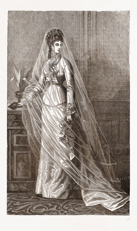 BRIDAL TOILETTE, 19th CENTURY  FASHION