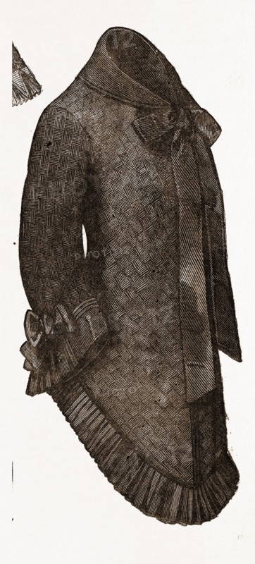 NEW MODELS OF PALETOTS AND CONFECTIONS, 19th Century Fashion