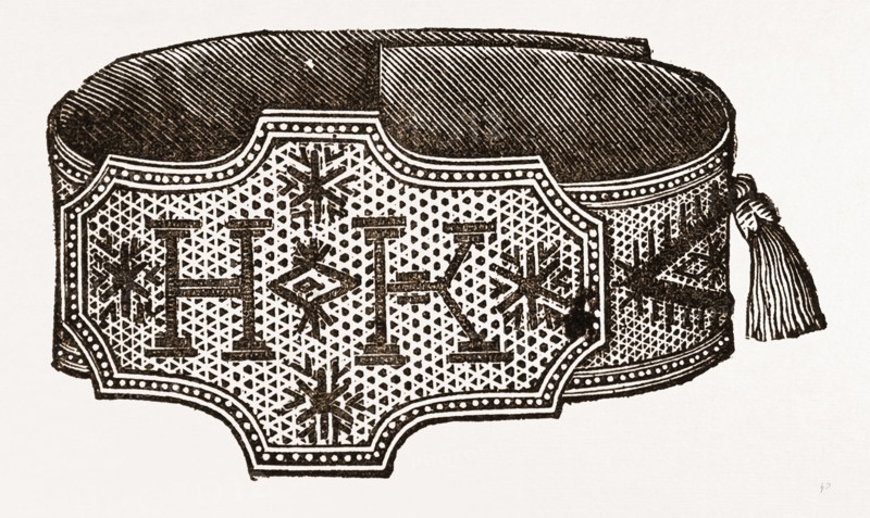 BAND FOR DINNER NAPKINS, 19th Century