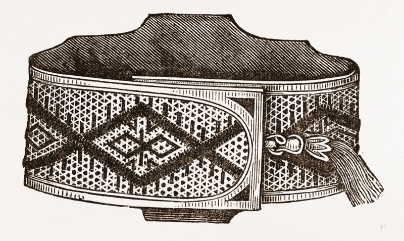 BAND FOR DINNER NAPKINS, 19th Century