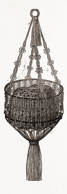 SPONGE-BAG, 19th century Fashion