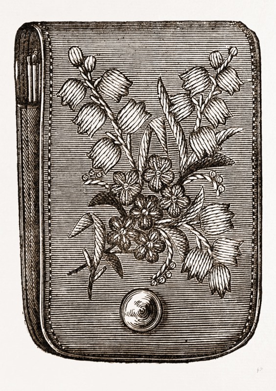 Case for Lucifer Matches, NEEDLEWORK, 19th CENTURY EMBROIDERY
