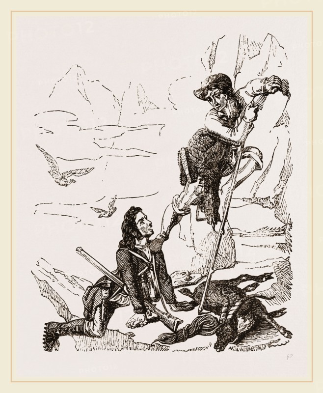 Chamois hunters