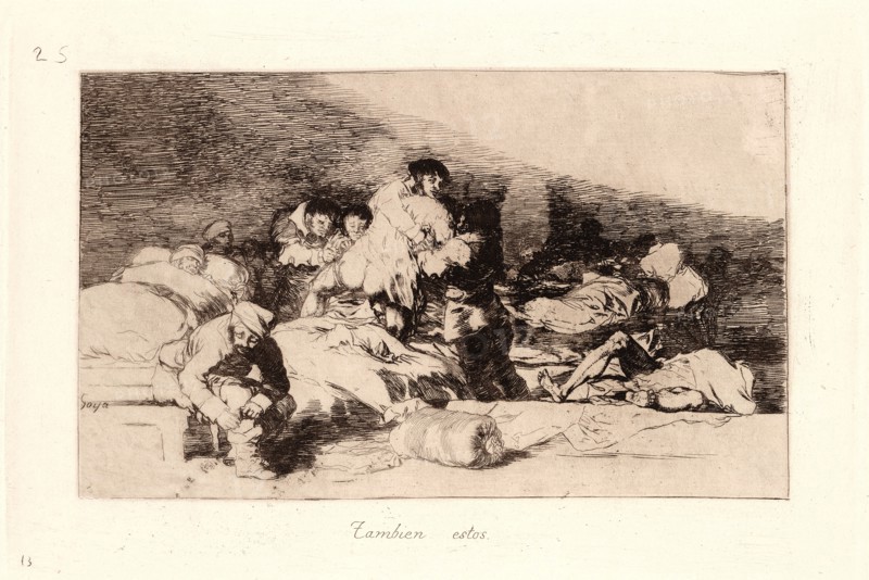 Francisco de Goya (Spanish, 1746-1828). These Too (Tambien Estos), 1810- 1815 (printed 1863). From The Disasters of War (Los Desastres de la Guerra). Etching and aquatint.