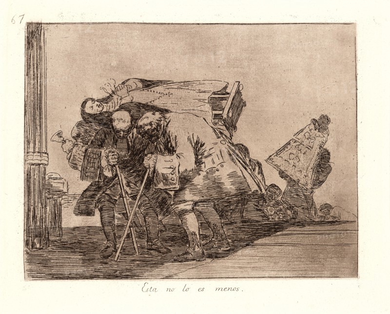 Francisco de Goya (Spanish, 1746-1828). This Is Not Less So (Esta Lo No Es Menos), 1810-1815, printed 1863. From The Disasters of War (Los Desastres de la Guerra). Etching and aquatint.