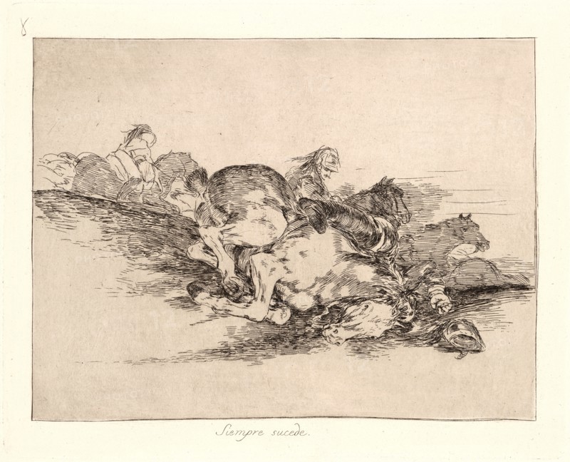 Francisco de Goya (Spanish, 1746-1828). It Always Happens (Siempre Sucede), 1810-1815, printed 1863. From The Disasters of War (Los Desastres de la Guerra). Etching and aquatint.