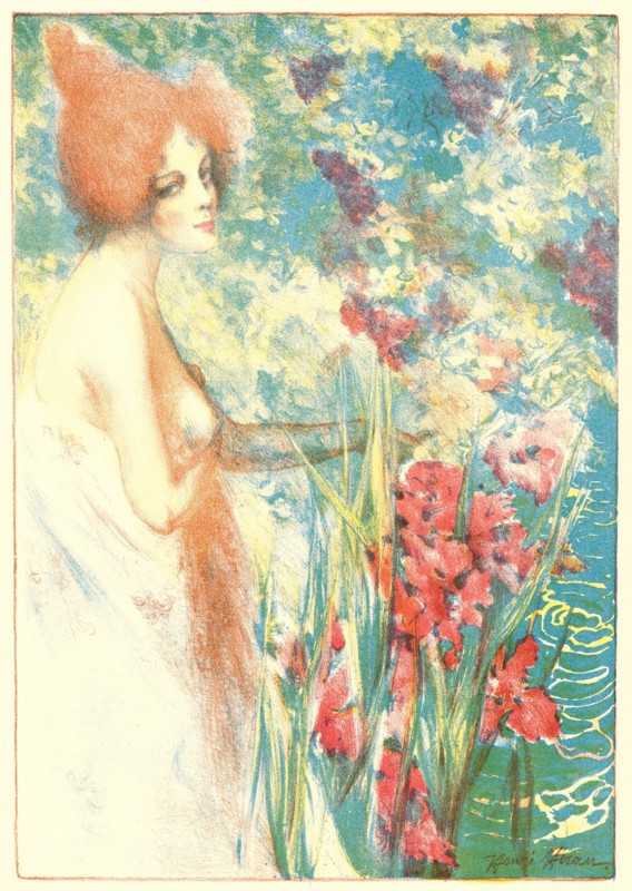 Henri Héran (French, active 19th century). Fleur de Mai, ca. 1897. Color lithograph on wove paper. Sheet: 405 mm x 308 mm (15.94 in. x 12.13 in.).