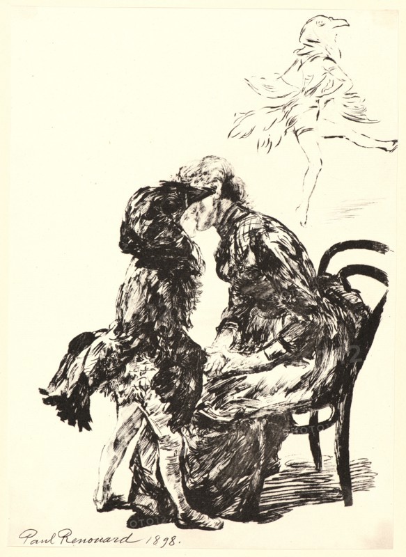 Charles Paul Renouard (French, 1845 - 1924). Avant le Ballet, 1898. Collotype on wove paper. Sheet: 405 mm x 308 mm (15.94 in. x 12.13 in.).