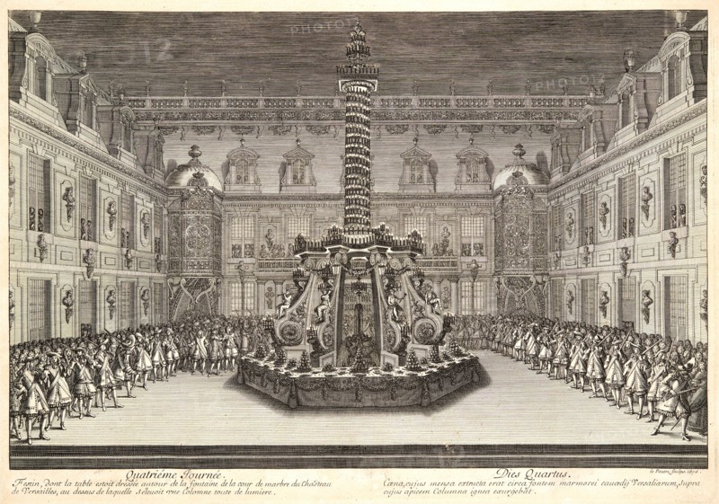 Jean Le Pautre (French, 1618-1682). Quatrieme Journee from â€úDivertissements donnes par le Roiâ€ù, 1676. From Entertainments Given by The King (Divertissements donnes par le Roi). Engraving.