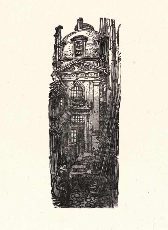 Auguste Louis LepÃ¨re (French, 1849 - 1918). Image from â€úLa BiÃ¨vre, Les Gobelins, Saint-Séverinâ€ù, ca. 1901. Wood engraving on wove paper. Sheet: 289 mm x 201 mm (11.38 in. x 7.91 in.) (sheet dimensions are approximate for each print).