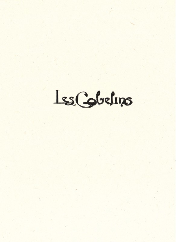 Auguste Louis LepÃ¨re (French, 1849 - 1918). Title sheet from â€úLa BiÃ¨vre, Les Gobelins, Saint-Séverinâ€ù, ca. 1901. Wood engraving on wove paper. Sheet: 289 mm x 201 mm (11.38 in. x 7.91 in.) (sheet dimensions are approximate for each print).