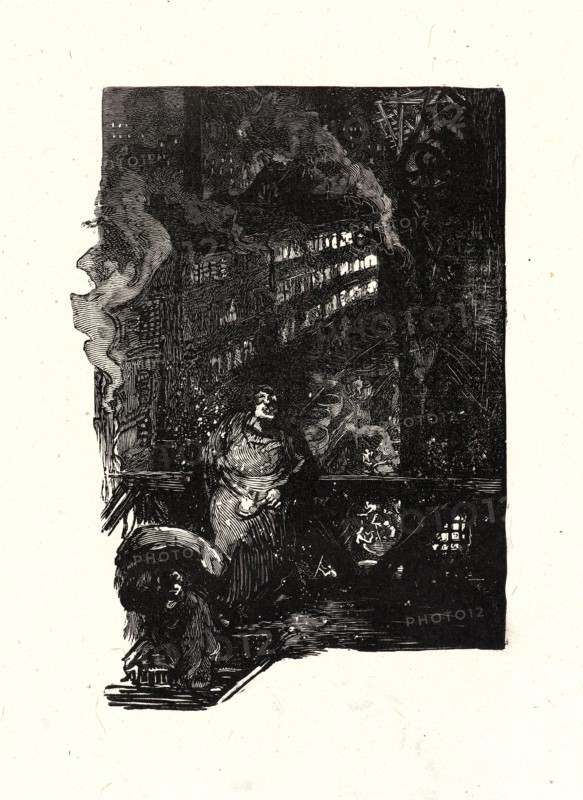 Auguste Louis LepÃ¨re (French, 1849 - 1918). Image from â€úLa BiÃ¨vre, Les Gobelins, Saint-Séverinâ€ù, ca. 1901. Wood engraving on wove paper. Sheet: 289 mm x 201 mm (11.38 in. x 7.91 in.) (sheet dimensions are approximate for each print).