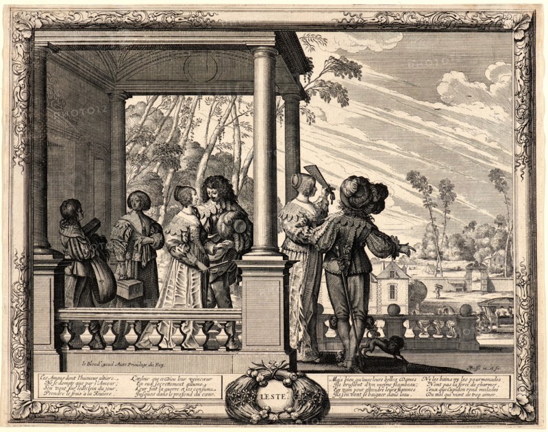 Abraham Bosse (French, 1602 - 1676). Summer (L'Ete), 17th century. From The Seasons. Etching.