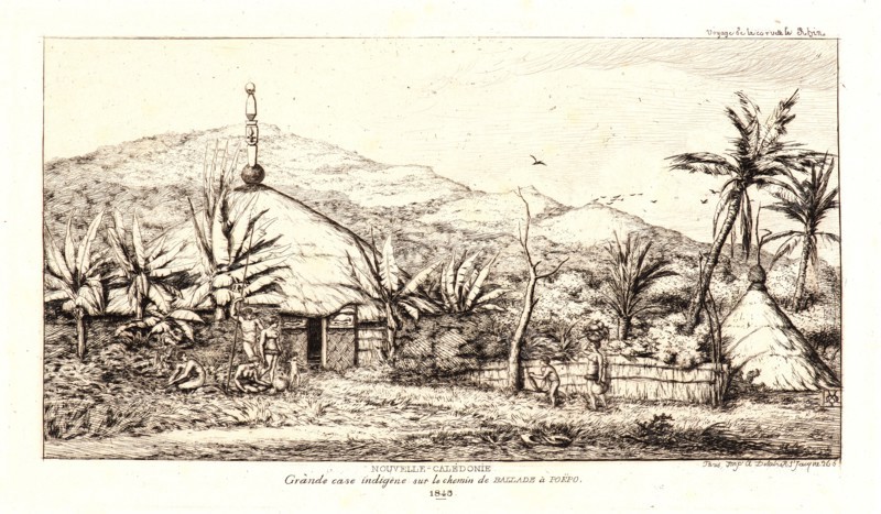 Charles Meryon (French, 1821 - 1868). New Caledonia (Nouvelle Caledonie), 1863. Etching. Fourth state.