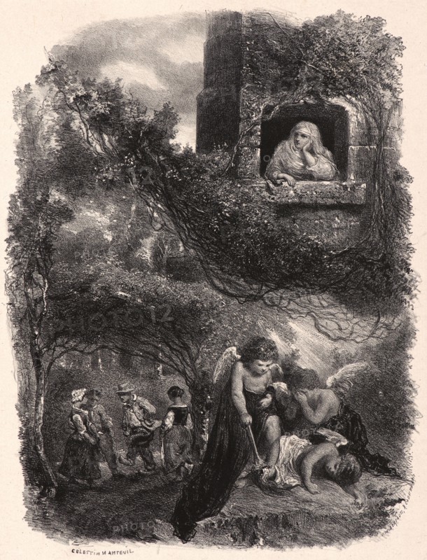 Célestin FranÃ§ois Nanteuil (French, 1813 - 1873). Untitled, 19th century. Lithograph.