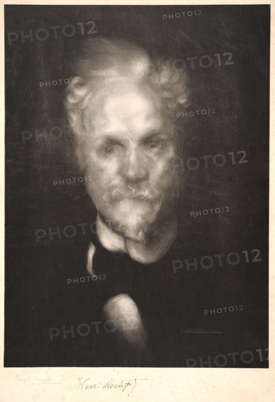 EugÃ¨ne CarriÃ¨re (French, 1849 - 1906). Henri Rochefort, 1896. Lithograph.