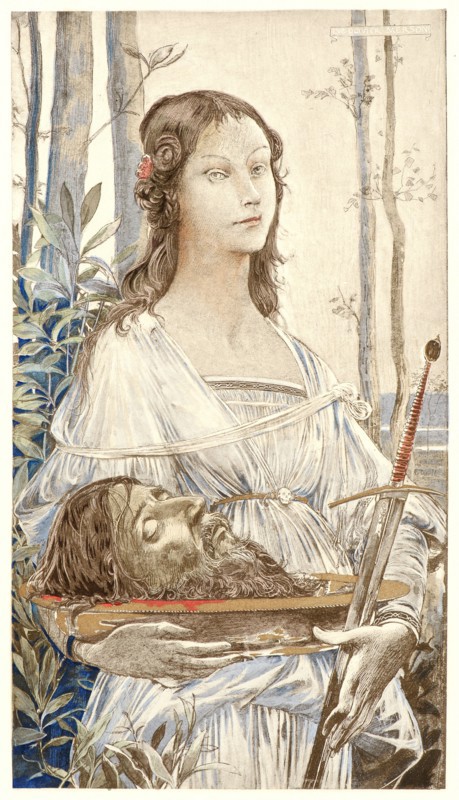 Luc Olivier Merson (French, 1846 - 1920). Salomé, ca. 1899. Collotype on wove paper. Sheet: 405 mm x 308 mm (15.94 in. x 12.13 in.).