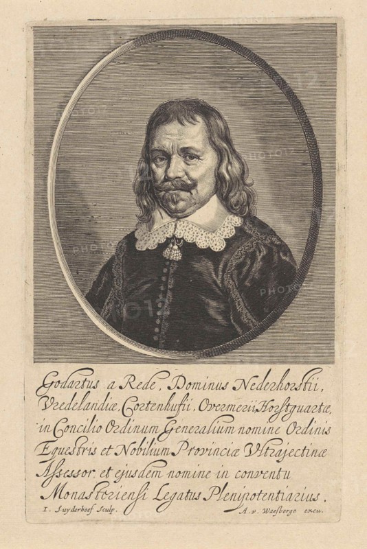 Portrait of Godard van Reede, Jonas Suyderhoef, Abraham van Waesberge (I), 1644