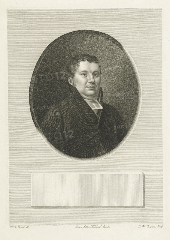 Portrait of Jan Kortenhoef Smith, Jan Willem Caspari, J. van Ledden Hulsebosch, 1789-1822