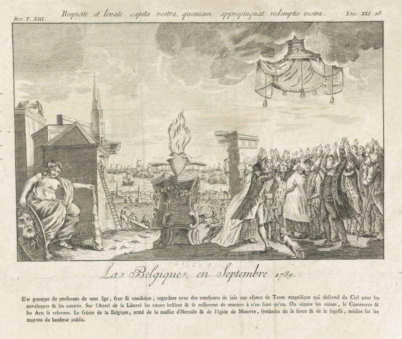 Allegory of the Brabant Revolution, 1789, Anonymous, 1789