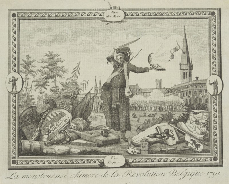Allegory of the Brabant Revolution, 1791, Anonymous, 1790 - 1791