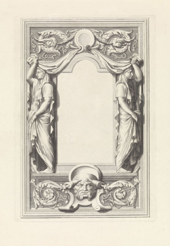 Ornamental frame for a title page, Bernard Picart, 1683-1733