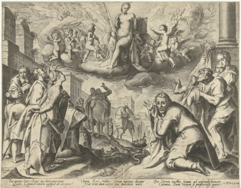 Triumph of Truth, possibly Nicolaes Jansz. Clock, 1558 - 1606