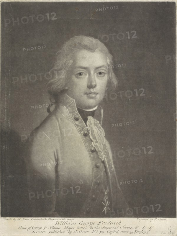 Portrait of Frederick, Prince of Orange-Nassau, F. Green, J. Green, 1797