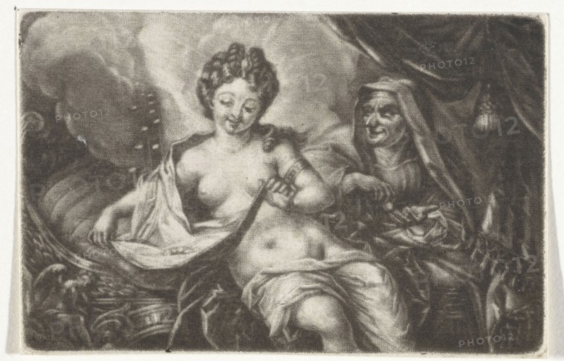 Jupiter and Danae, Bernard Picart, Anonymous, 1683 - 1733