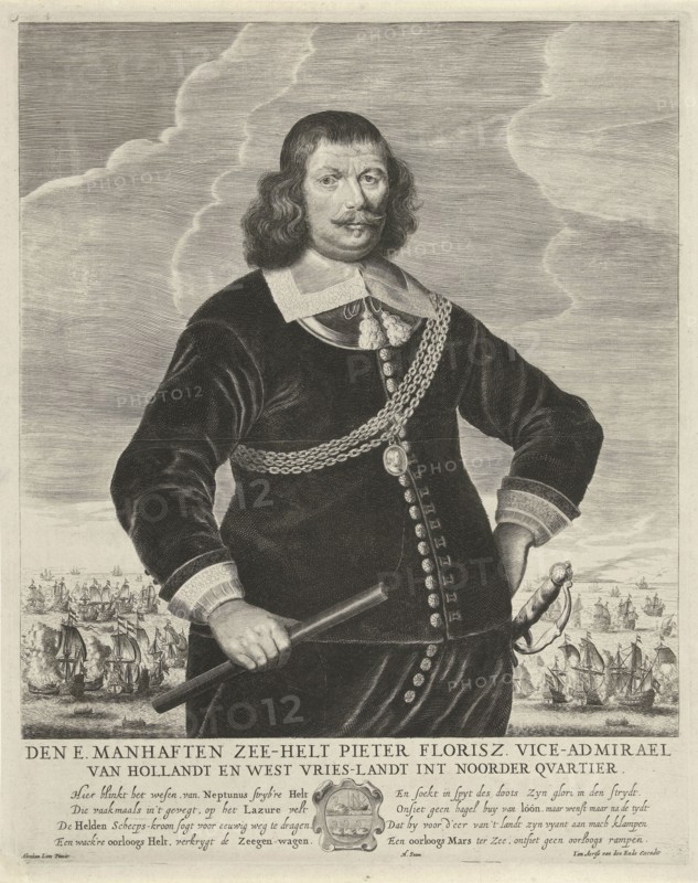 Portrait of Pieter Florisz, Pieter Holsteyn II, H. Stam, Jan Aertse van den Ende, in or after 1658 -. 1673