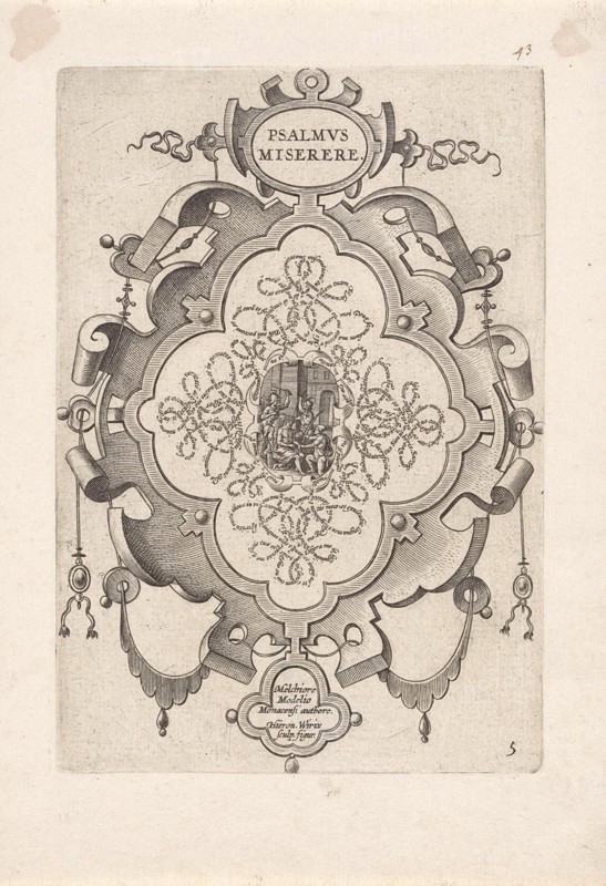 Crowning with Thorns of Christ, Hieronymus Wierix, Melchior Model, Pierre Firens, 1608