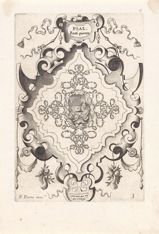 Christus in de hof van Getsemane. Hieronymus Wierix, Melchior Model, Pierre Firens, 1608