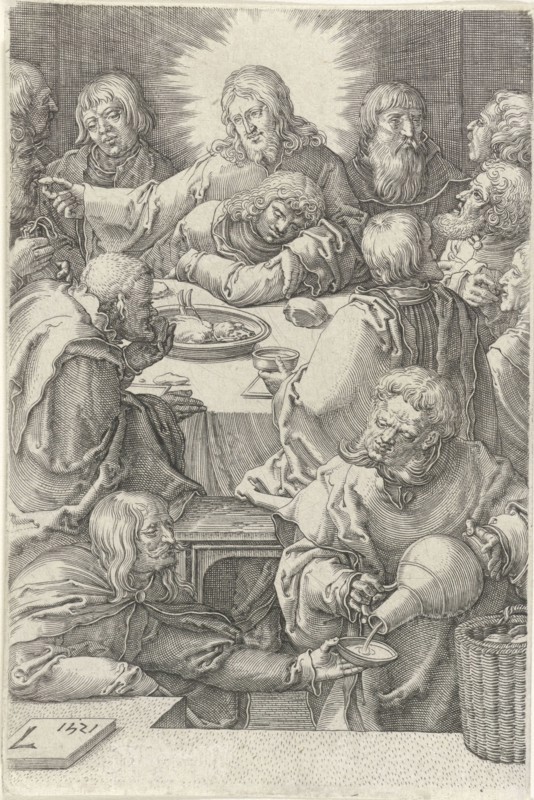 Last Supper, Jan Harmensz. Muller, 1613 - 1622