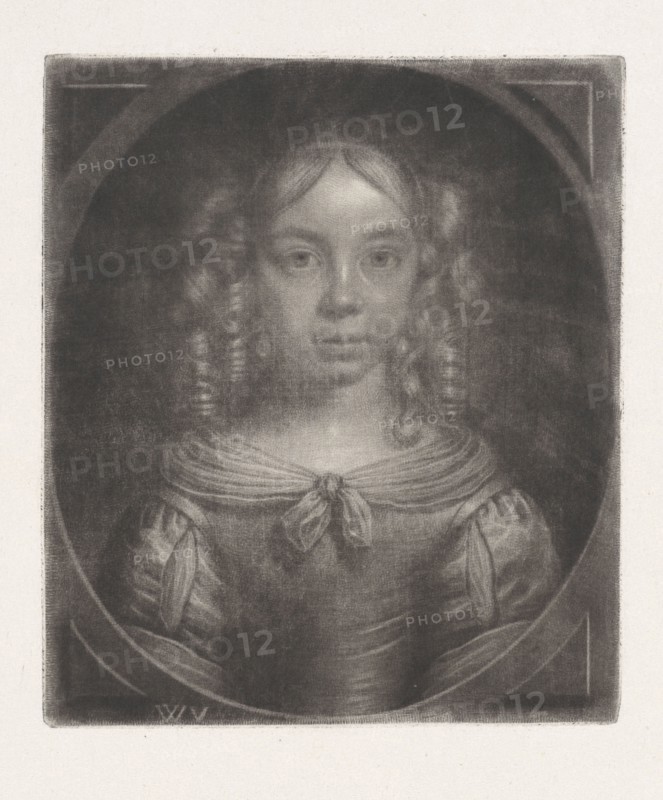 Portrait of a young girl, Wallerant Vaillant, 1658 - 1677