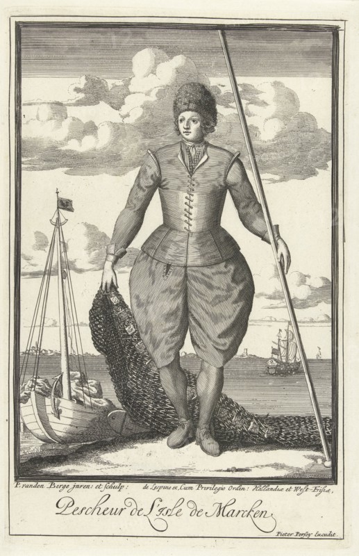 Fisher Island Marken, The Netherlands, Pieter van den Berge, 1669 - in or before 1689