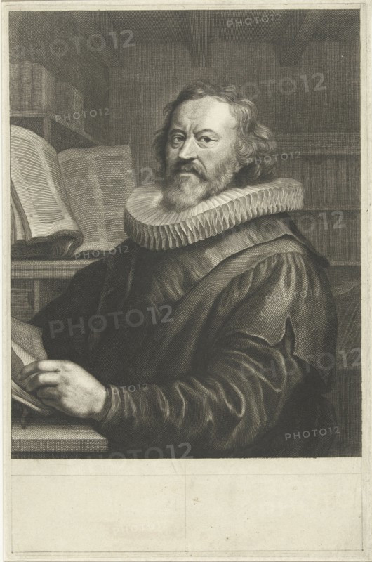 Portrait of Gerardus Joannes Vossius, Abraham Bloteling, Joachim von Sandrart, after c. 1660 - before 1690