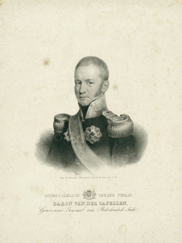 Portrait of Baron G.A.G.Ph van der Capellen, Jean Baptiste Madou, Dewasme-Plétinckx, 1806 - 1877
