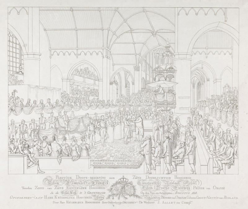 Baptism of Prince Alexander, Prince of Orange, 1818