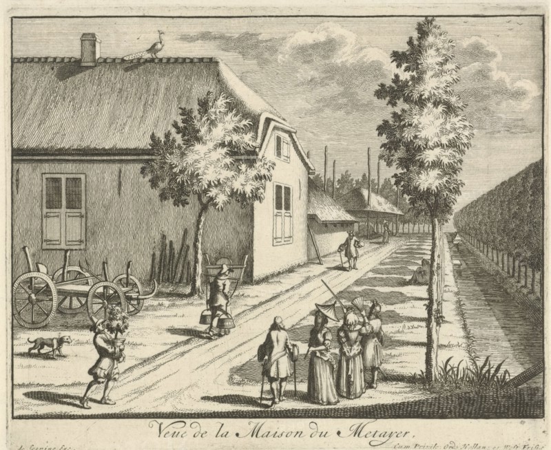 Farm Holidays in castle Gunterstein, Breukelen, Joseph Mulder, Willem Swidde, Jaques Le Moine de lâ€ôEspine, 1680 - 1696
