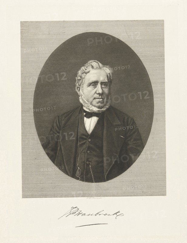 Portrait of Johannes Petrus Hasebroek, Friedrich Wilhelm Burmeister, 1855 - 1915
