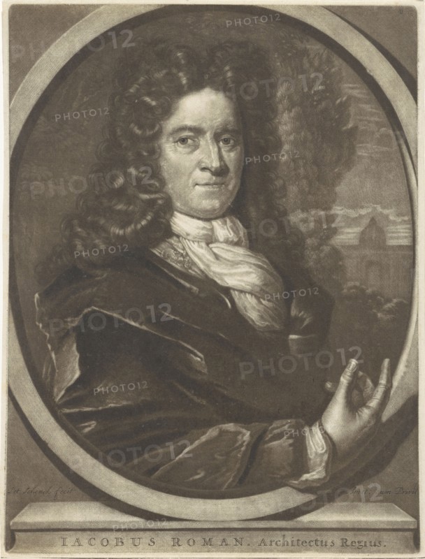 Portrait of Jacob Pietersz. Roman, print maker: Pieter Schenk I, Anonymous, 1670 - 1713