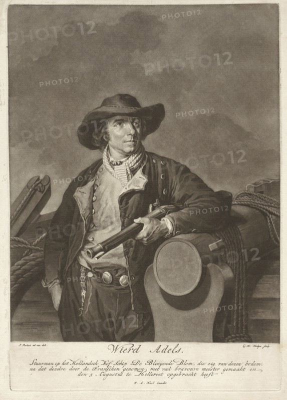 Portrait of Wiert Adels, Charles Howard Hodges, Willem Alexander Keel, 1794 - 1796