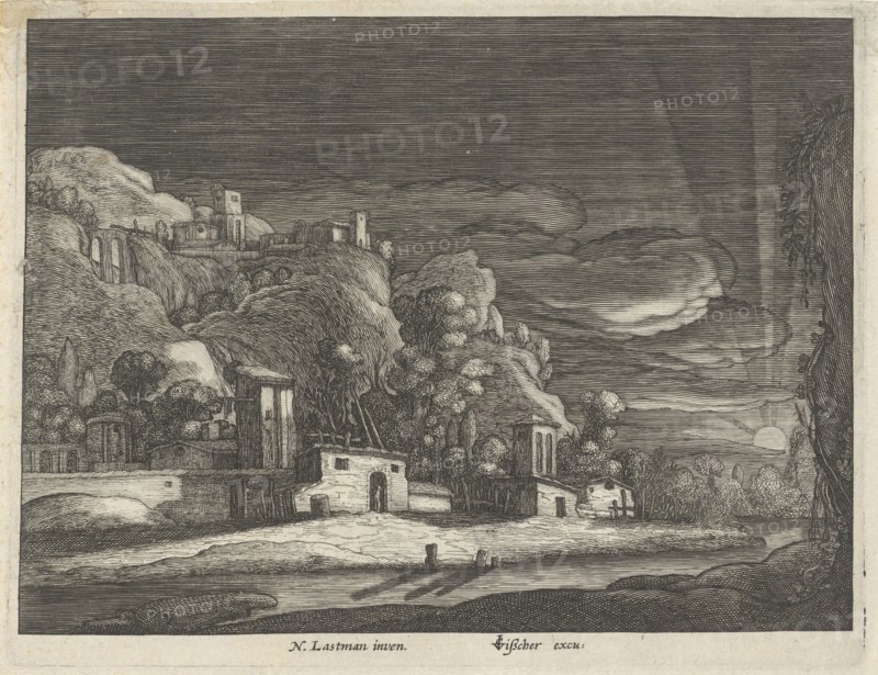 View of Bethany, Anonymous, Claes Jansz. Visscher (II), 1601-1652