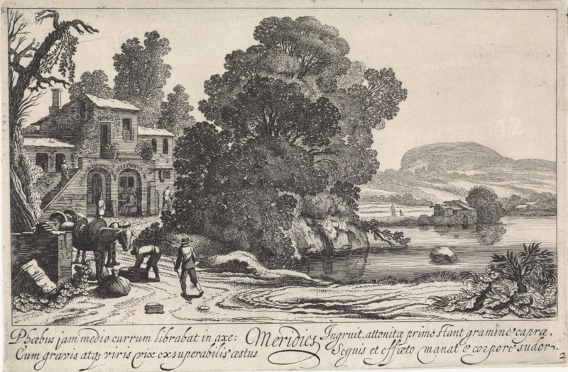 Italianate landscape: afternoon, Jan van de Velde (II), 1603-1641