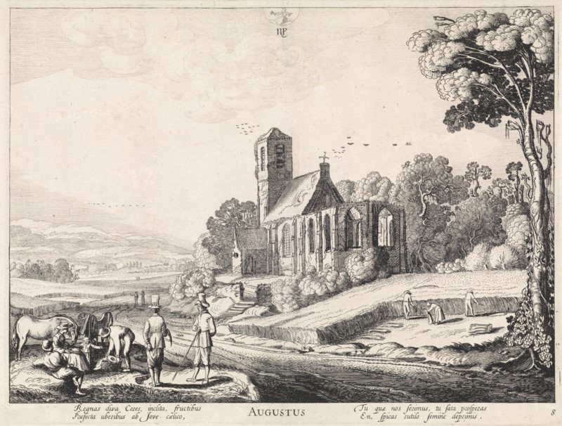 August, Jan van de Velde (II), Claes Jansz. Visscher (II), 1618